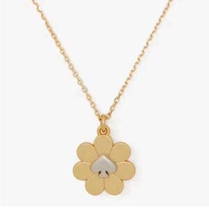 Kate Spade Garden Glam Flower Mini‎ Pendant Necklace NWT